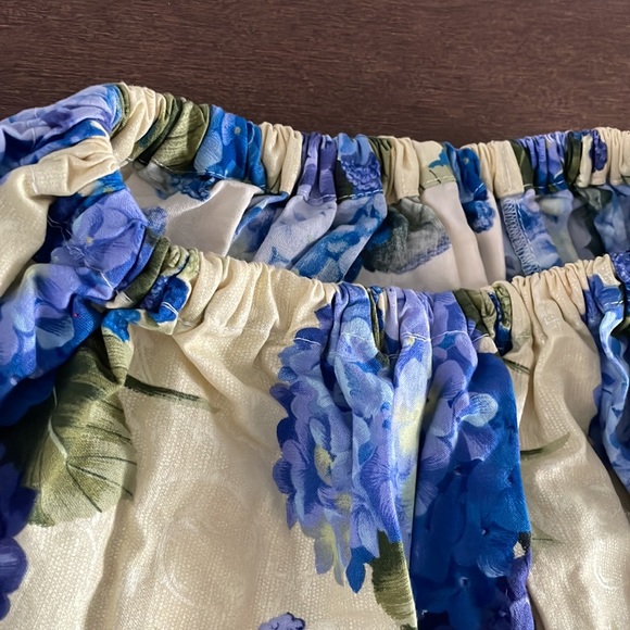 Hand made hydrangea pattern skirt - Picture 3 of 3